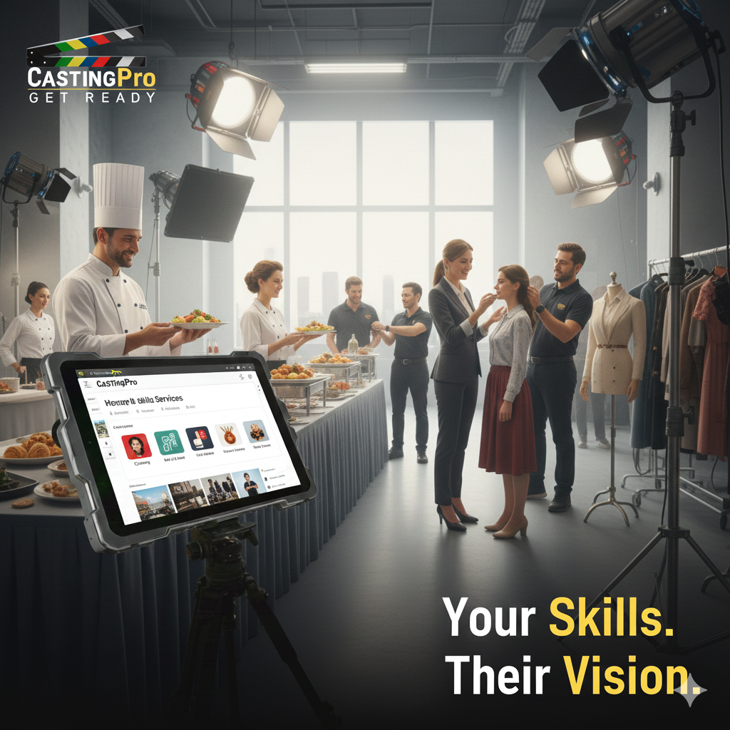 Set cinematografico professionale